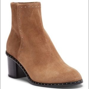 ‘Willow’ Studded Suede Bootie